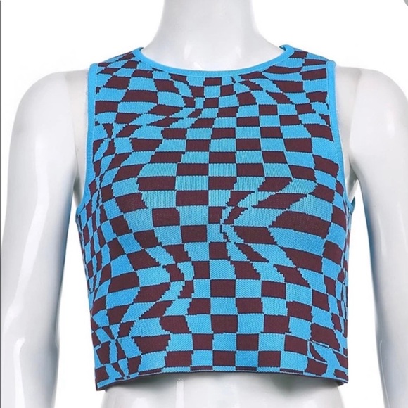 NWT Retro Geometric Tank - Picture 1 of 5